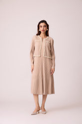 Wynona Jacket Dress - Beige